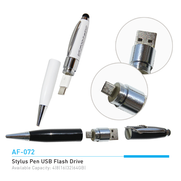 AF072 STYLUS PEN USB FLASH DRIVE The Fab Store