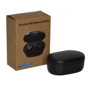 ALAVUS RCS standard recycled plastic TWS Wireless Earbuds Black 1