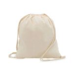 BPMK 110 Drawstring Backpack In 100 Cotton Fabric