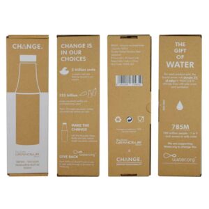 BREDA CHANGE Collection Insulated Water Bottle Black 1