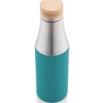 Breda – Vacuum Bottle With Bamboo Lid – Aqua Green - Corporate Gifts Dubai UAE | TFS Gifts