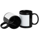 Black Ceramic Mugs with Printable Area 172 main t