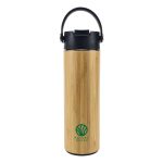 Branding Bamboo Flask with Tea Infuser TM 011 BK
