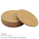 Cork Tea Coasters COA 02 01