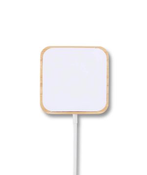 DOMITZ 15W Square Bamboo Magsafe Wireless Charger 1