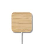 DOMITZ 15W Square Bamboo Magsafe Wireless Charger 2