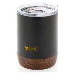 GOUDA Hans Larsen Vaccum Mug With Cork Base Black
