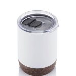 GOUDA Hans Larsen Vacuum Mug With Cork Base White