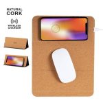 ITWC 1119 DEBNO Giftology Cork Mouse Pad with 15W Wireless Charger