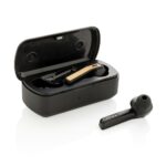 ITXD 742 BEBRA XD Bamboo Free Flow TWS Earbuds in Charging Case Black