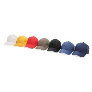 Impact AWARE™ 6 Panel 280gr Recycled Cotton Cap Navy Blue 3