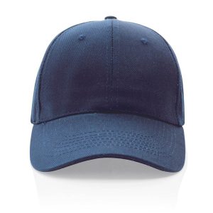 Impact AWARE™ 6 Panel 280gr Recycled Cotton Cap Navy Blue