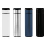 KOVEL Giftology Double Walled Insulated Flask with Temperature Lid Navy Blue 1