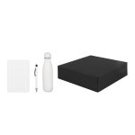 LAUTA Giftology Set of Stainless Bottle Notebook and Pen White 1