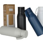 NEBRA CHANGE Collection Vacuum Bottle with Loop 600ml Grey 1 1