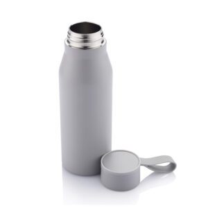 NEBRA CHANGE Collection Vacuum Bottle with Silicon Strap Grey 1