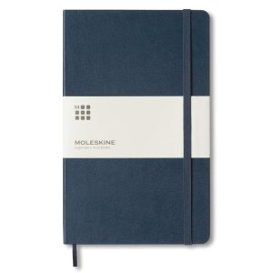 OWMOL 328 Moleskine Classic Large Ruled Hard Cover Notebook Sapphire Blue