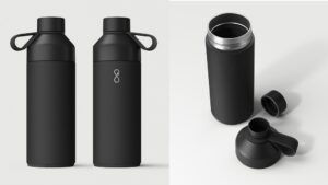 Ocean Bottle 1L Obsidian Black