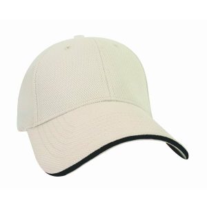 SANTHOME Performance Sports Caps Cream Black