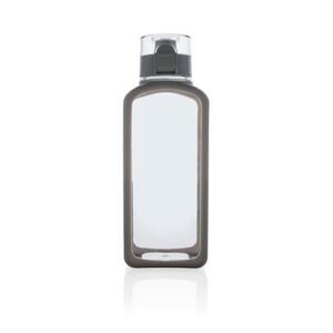 SQUARED Lockable Leak Proof Tritan Water Bottle Transparent
