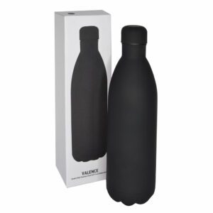 VALENCE Soft Touch lnsulated Water Bottle 1L Black 1