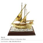 Dhow Trophy with Wooden Box TR 01