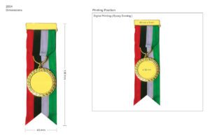 Medal Printing Area Details 2054