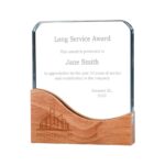Printing Award with Wooden Base CR 56
