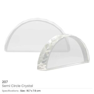 Semi Circle Crystal 207 01