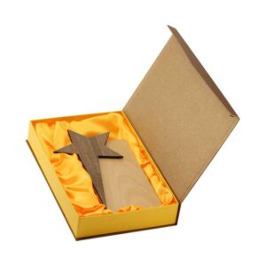 Star Design Wooden Trophy with Box CR 53