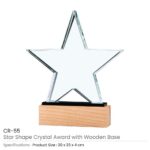 Star Shape Crystal Awards CR 55