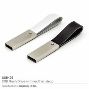 8GB USB with Leather Strap 26 01 600x600 1