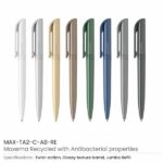 Antibacterial Recycled Pens MAX TA2 C AB RE allcolors 600x600 1