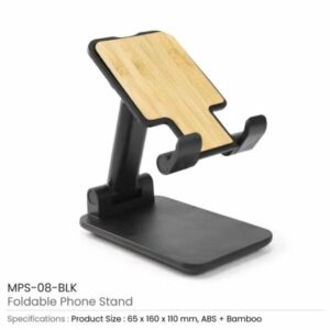Foldable Phone Stands Black MPS 08 BLK 600x600 1