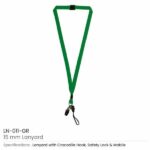 Lanyard with Clip and Mobile Holders LN 011 GR 600x600 1