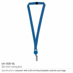 Lanyard with Reel Badge and Safety Lock LN 008 BL 600x600 1