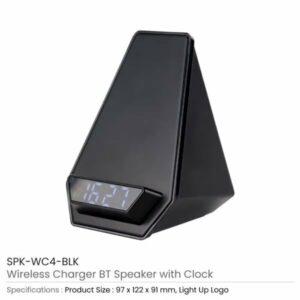 Wireless Charger BT Speaker with CLock SPK WC4 Details 600x600 1