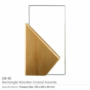 Rectangle Wooden Crystal Award CR 61 Details 600x600 1