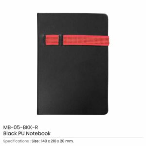 Black PU Notebooks MB 05 BKK R 600x600 1