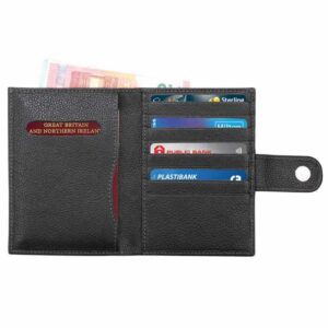 BARI SANTHOME Genuine Leather Passport Cover Anti microbial 1