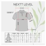 NEXTT LEVEL Recycled Polo T Shirts Size Details 600x600 1