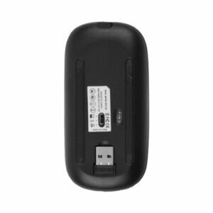 Wireless Slim LED Mouse WM3 BLK Bottom Side 600x600 1