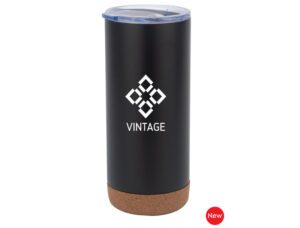 stainless steel tumbler with cork base 2
