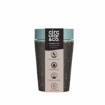 DWCC 3165 Circular Cup 8oz Black Faraway Blue