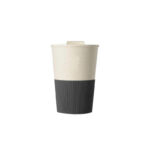 DWEN 3142 MALTA Reusable Wheatstraw Cup 350ml Black