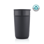 DWHL 3163 SAVONA Hans Larsen Premium Ceramic Tumbler With Recycled Protective Sleeve Black