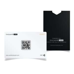 FINIQ SANTHOME NFC card with Sleeve White