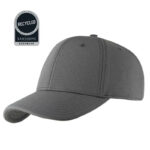 [Hwsn 506] Titan – Santhome Recycled 6 Panel Adjustable Cap – Dark Grey - Corporate Gifts Dubai UAE | TFS Gifts