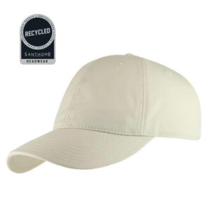 HWSN 514 FLEX Santhome Recycled 6 Panel Relaxed Fit Cap Beige