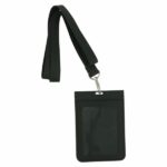 ID Card Holder Lace with Trigger Hook CH 006 BK Blank 600x600 1